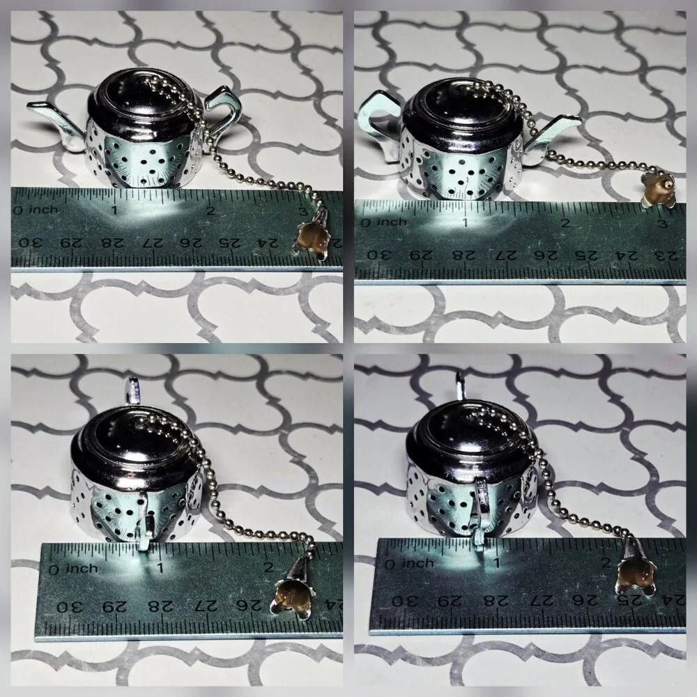COMING SOON 3PC SET Loose Leaf Tea Brewing Teapot Infuser Ball Strainer Scoop
